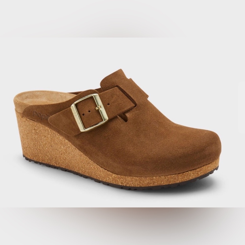 Birkenstocks’ Papillio Fanny Ring-Buckle -Dark Tea-Suede - NEW- size 40 & 39 a - Picture 4 of 15